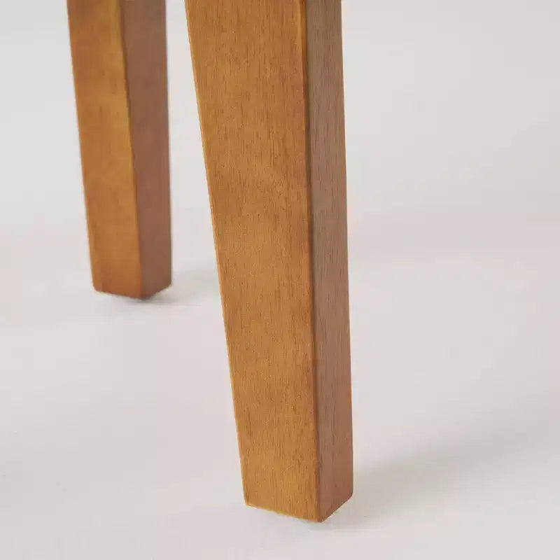 Chilian Ensemble table et 2 chaises en bois d'acacia – teck/blanc – Christopher Knight Home : Résistant aux intempéries, avec coussins