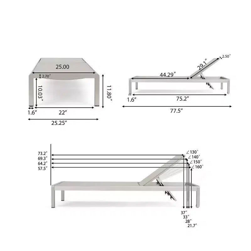 Ensemble de mobilier de jardin 7 pièces en aluminium Cape Coral – Kaki – Christopher Knight Home : Résistant aux intempéries, fauteuils de salon et de club