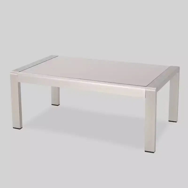 Ensemble de mobilier de jardin 7 pièces en aluminium Cape Coral – Kaki – Christopher Knight Home : Résistant aux intempéries, fauteuils de salon et de club