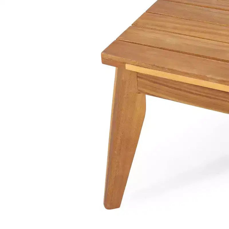 Ensemble 4 pièces Annisa d'extérieur en bois d'acacia avec coussins : résistant aux intempéries, protection UV - Christopher Knight Home
