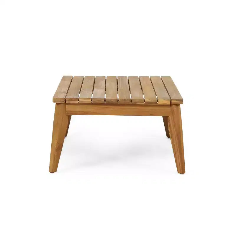Ensemble 4 pièces Annisa d'extérieur en bois d'acacia avec coussins : résistant aux intempéries, protection UV - Christopher Knight Home