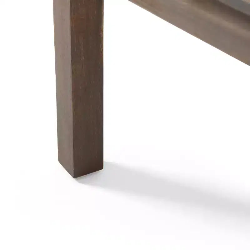 GDFStudio Deborah Ensemble Canapé et Table Basse d'Extérieur en Bois d'Acacia avec Coussins