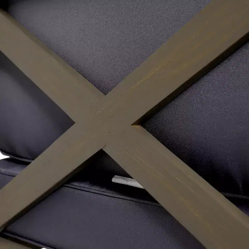 Christopher Knight Home Keith Canapé d'angle d'extérieur en bois d'acacia 8 places avec coussins