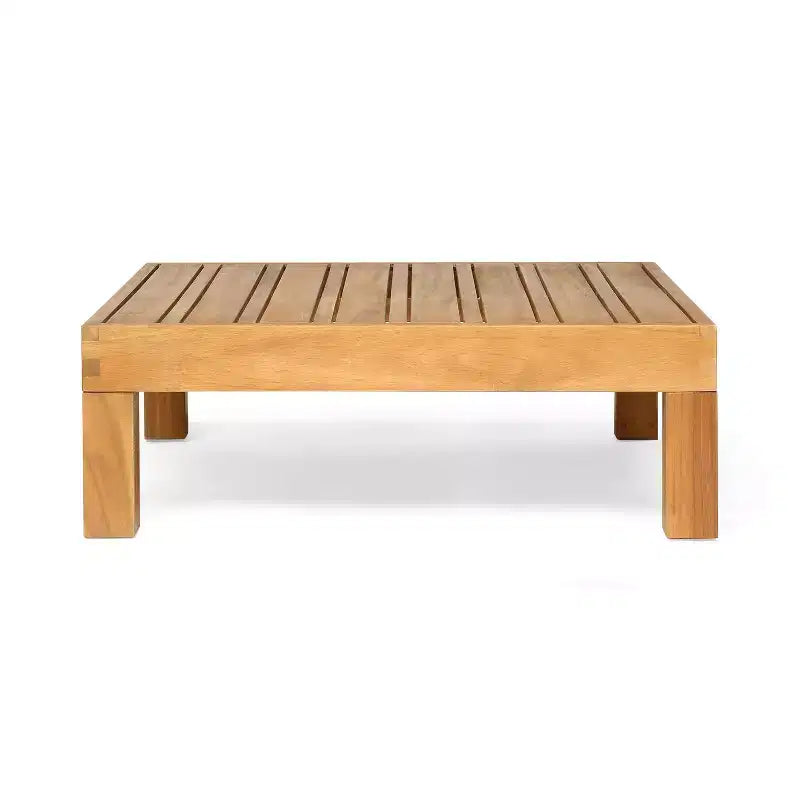 Christopher Knight Home Keith Canapé d'angle d'extérieur en bois d'acacia 8 places avec coussins
