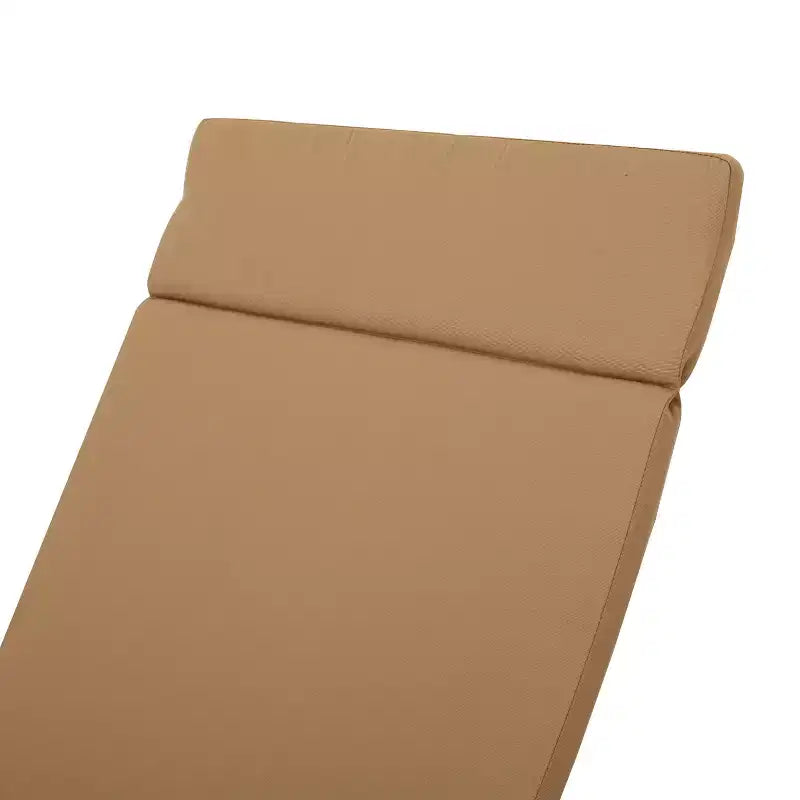 GDFStudio Olivia Ensemble de 3 chaises longues sans accoudoirs marron multicolore avec coussins