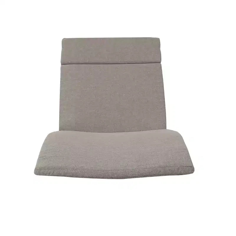 GDFStudio Olivia Ensemble de 3 chaises longues sans accoudoirs marron multicolore avec coussins