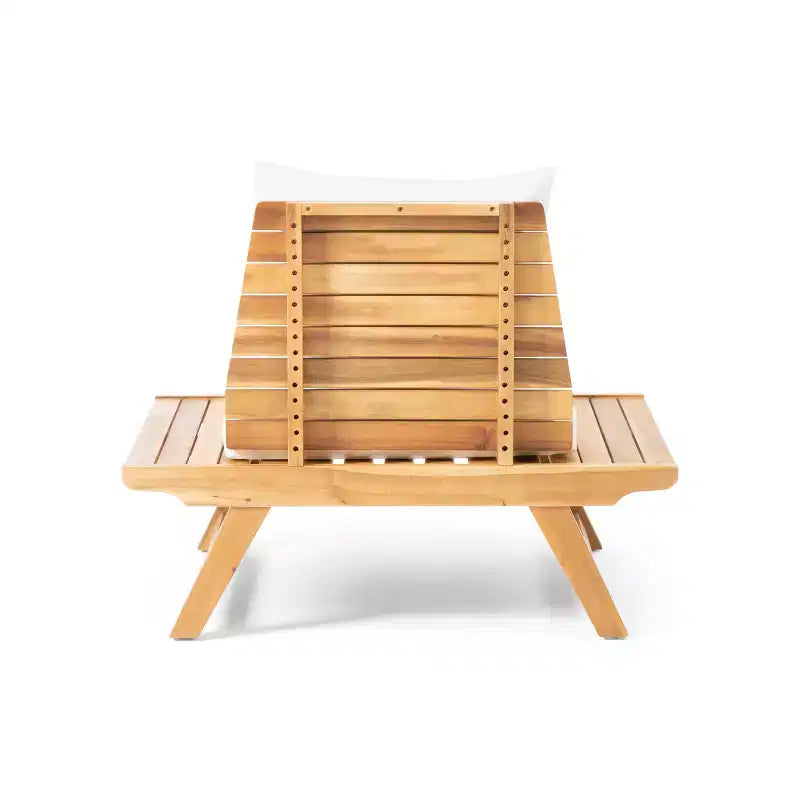Christopher Knight Home Sedona Ensemble de conversation 3 pièces d'extérieur en bois d'acacia avec coussins