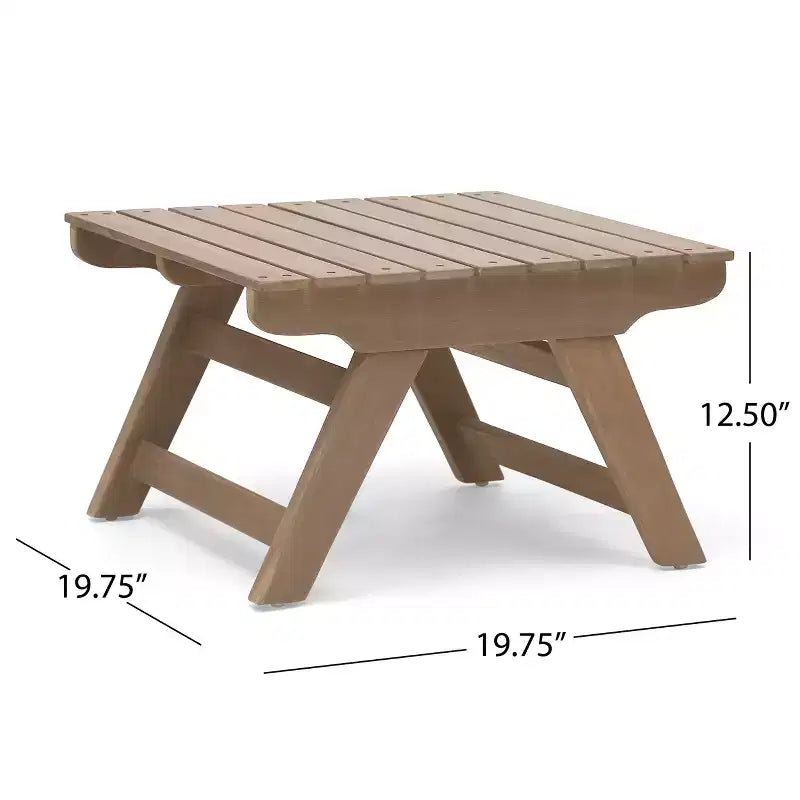 Christopher Knight Home Sedona Ensemble de conversation 3 pièces d'extérieur en bois d'acacia avec coussins