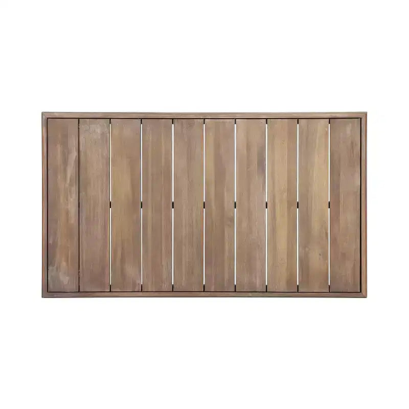 GDFStudio Andrae — Ensemble causeuse et table basse d'extérieur en bois d'acacia avec coussins