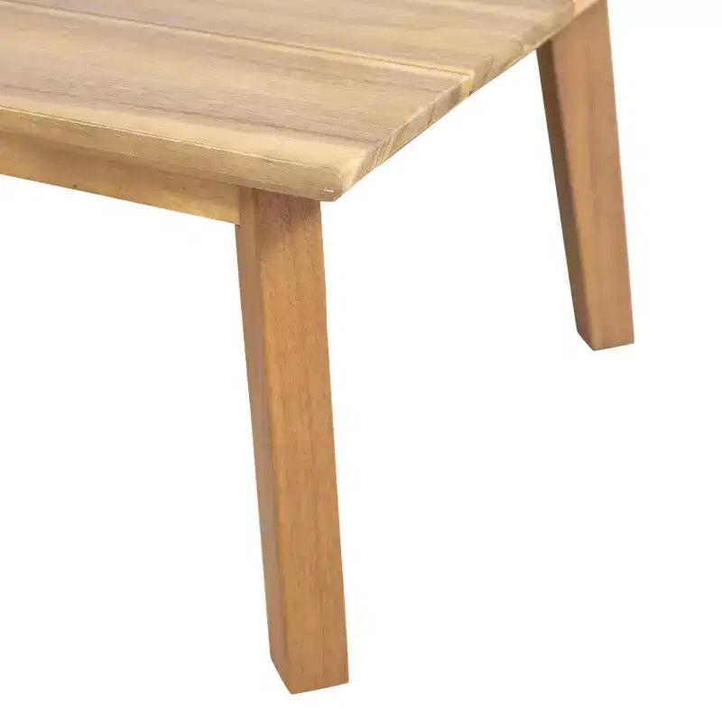 Christopher Knight Home Burchett Ensemble de conversation 4 pièces en bois d'acacia et osier avec coussins