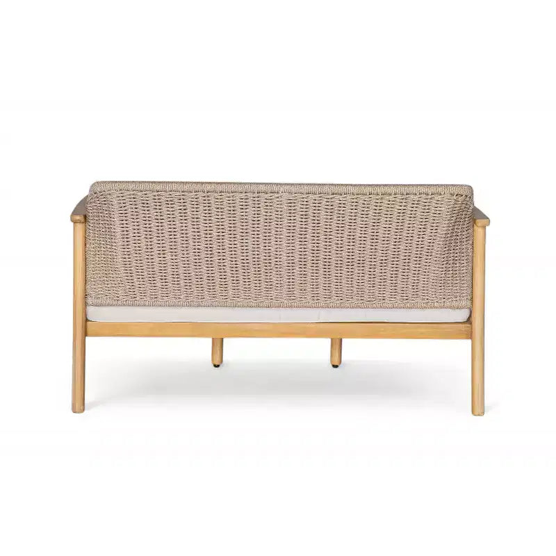 Christopher Knight Home Adrian Ensemble de 2 fauteuils de jardin en bois d'acacia et corde tressée, marron