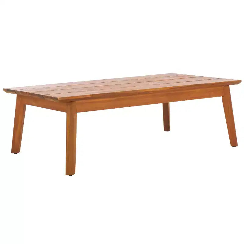 Theo Ensemble de patio Bench & Table - Intérieur/extérieur - PAT7088 - Naturel/Taupe - Safavieh