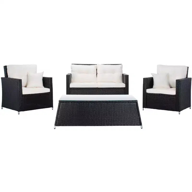 Lorma 4 Piece Living Set - Indoor/Outdoor - PAT7514 - Safavieh