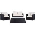 Lorma 4 Piece Living Set - Indoor/Outdoor - PAT7514 - Safavieh