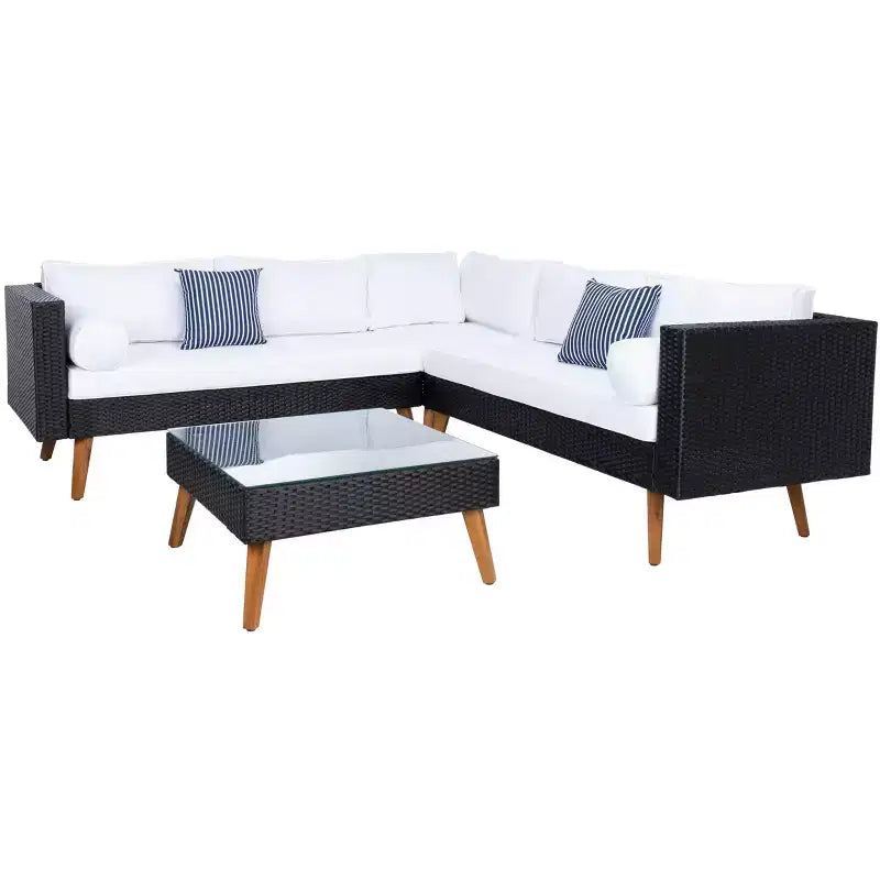 Ensemble de sièges modulaires Analon - Intérieur/Extérieur - PAT7716 - Safavieh