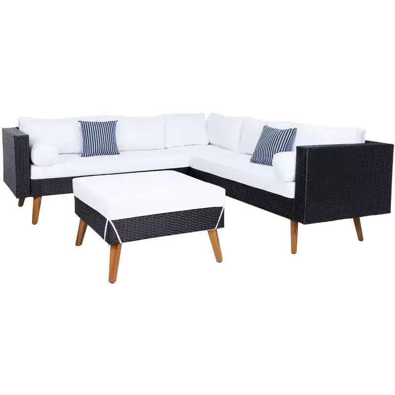 Ensemble de sièges modulaires Analon - Intérieur/Extérieur - PAT7716 - Safavieh