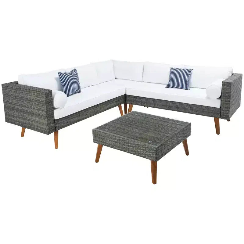 Ensemble de sièges modulaires Analon - Intérieur/Extérieur - PAT7716 - Safavieh