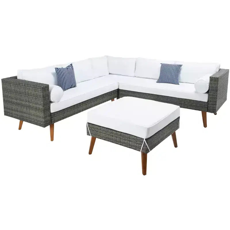 Ensemble de sièges modulaires Analon - Intérieur/Extérieur - PAT7716 - Safavieh