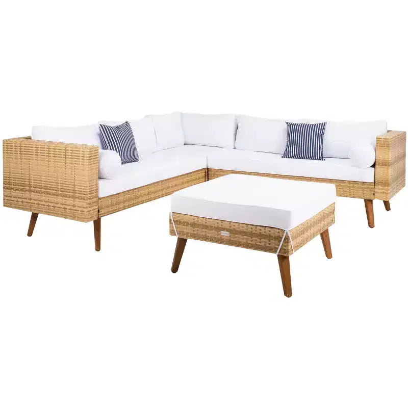 Ensemble de sièges modulaires Analon - Intérieur/Extérieur - PAT7716 - Safavieh