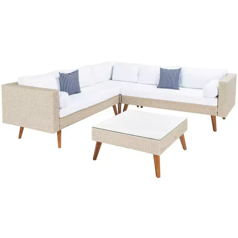 Ensemble de sièges modulaires Analon - Intérieur/Extérieur - PAT7716 - Safavieh
