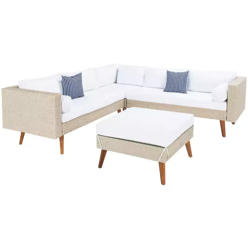 Ensemble de sièges modulaires Analon - Intérieur/Extérieur - PAT7716 - Safavieh