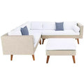 Analon Sectional Seating Set - Indoor/Outdoor - PAT7716 - Safavieh