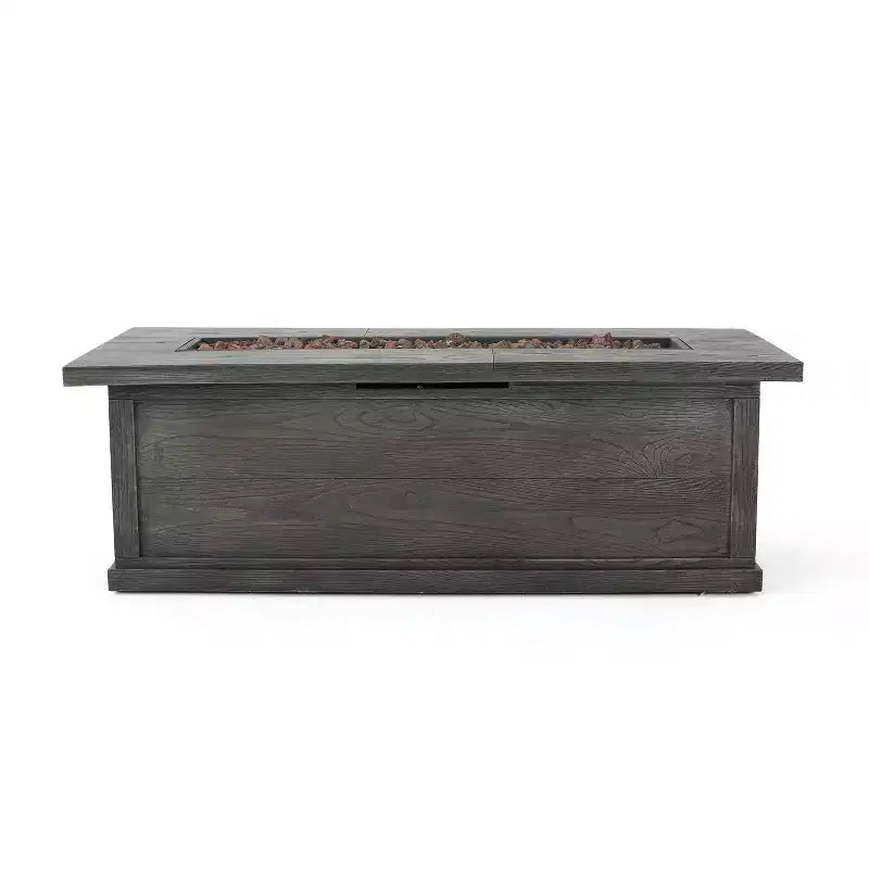 Christopher Knight Home Albion - Ensemble de conversation d'extérieur 4 places en aluminium avec brasero