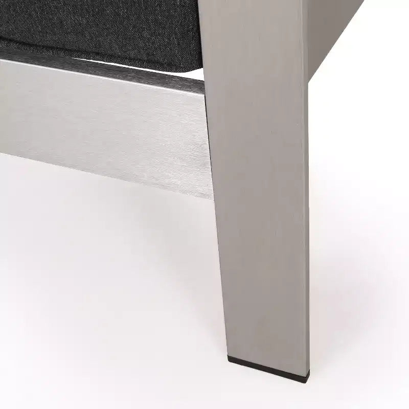 Christopher Knight Home Albion - Ensemble de conversation d'extérieur 4 places en aluminium avec brasero