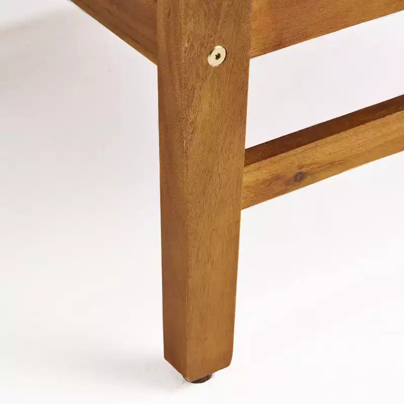 GDFStudio Ensemble de 5 pièces de chaises de club et foyer de Pâques en bois d'acacia avec coussins