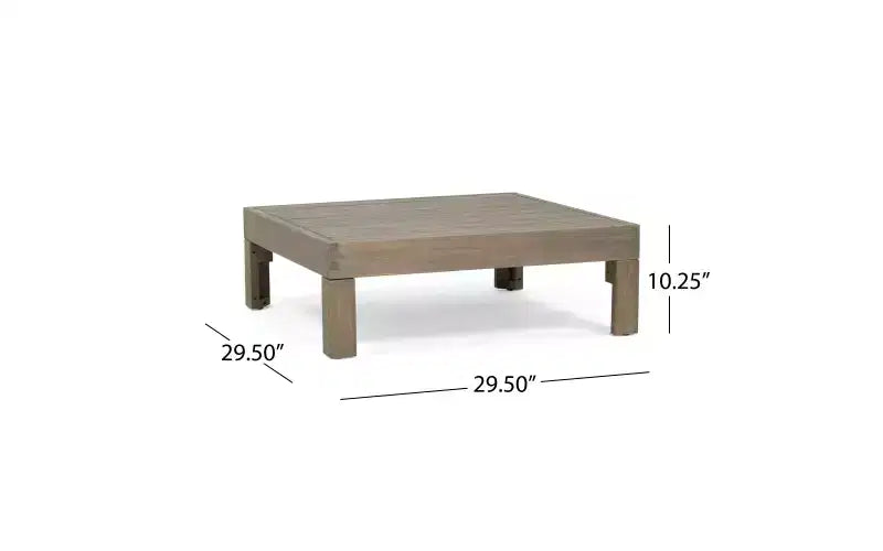 Christopher Knight Home Kaena Ensemble de conversation d'extérieur 5 places en bois d'acacia et fauteuil club avec coussins