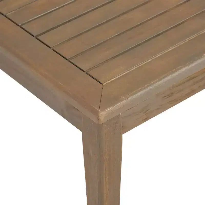 Christopher Knight Home Parma Ensemble de 5 places rembourrées avec table basse en bois d'acacia à lattes pour terrasse