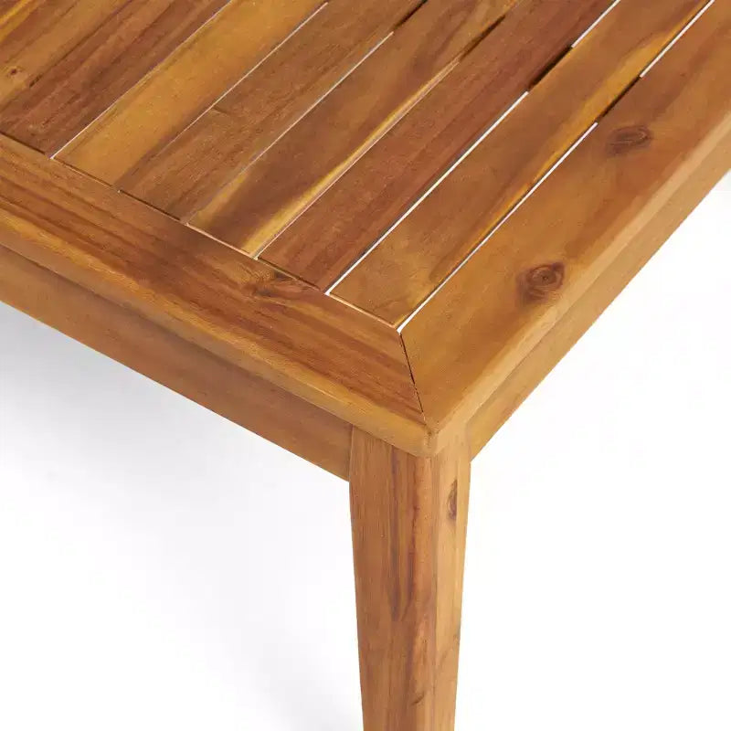 Christopher Knight Home Parma Ensemble de 5 places rembourrées avec table basse en bois d'acacia à lattes pour terrasse