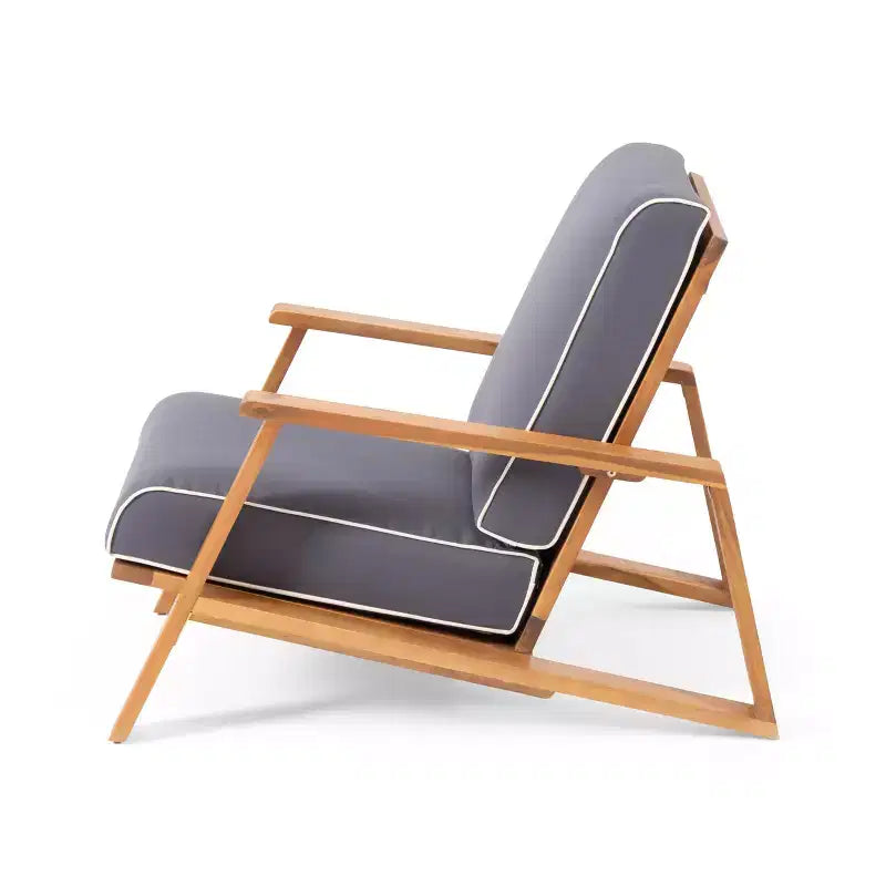 Christopher Knight Home Paloma Ensemble de conversation d'extérieur 4 places en bois d'acacia avec coussins