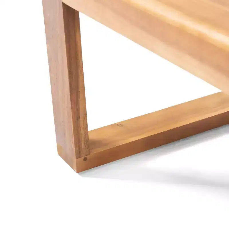 Christopher Knight Home Paloma Ensemble de conversation d'extérieur 4 places en bois d'acacia avec coussins