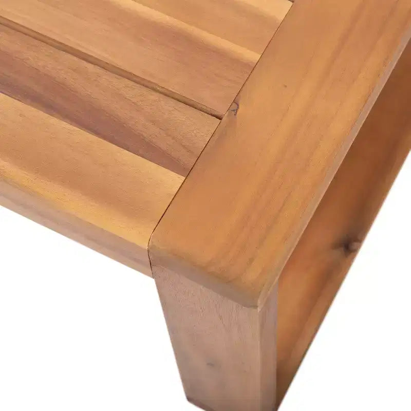 Christopher Knight Home Paloma Ensemble de conversation d'extérieur 4 places en bois d'acacia avec coussins