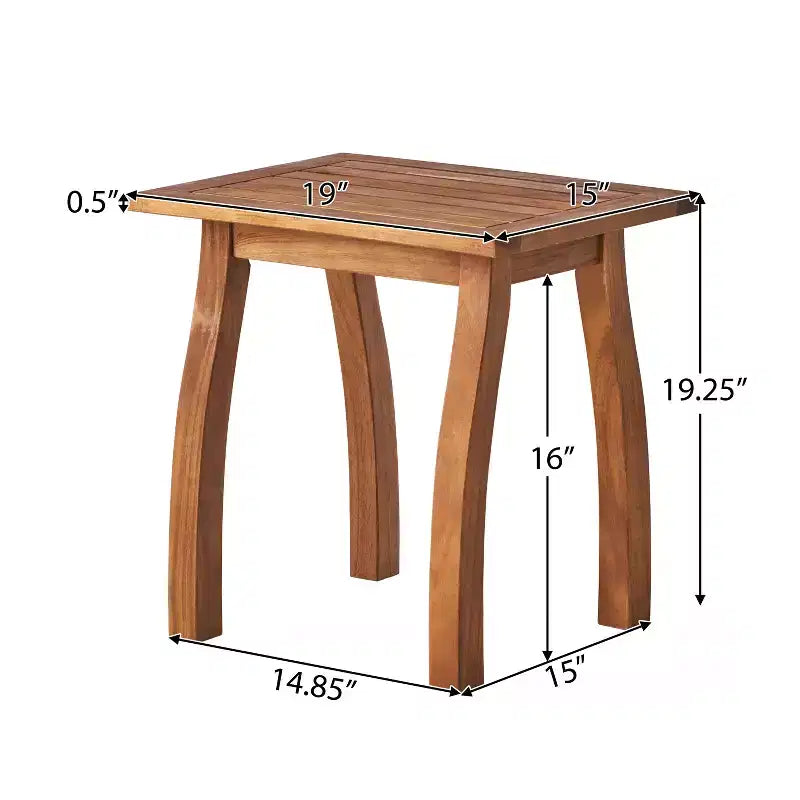 Christopher Knight Home Oleander Ensemble conversation 3 pièces de chaises de club d'extérieur en bois d'acacia avec coussins, teck et blanc
