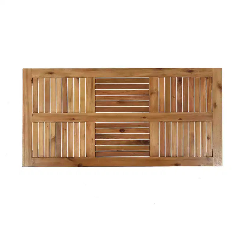 Christopher Knight Home Hampton Ensemble de canapé deux places et table basse d'extérieur en bois d'acacia et osier