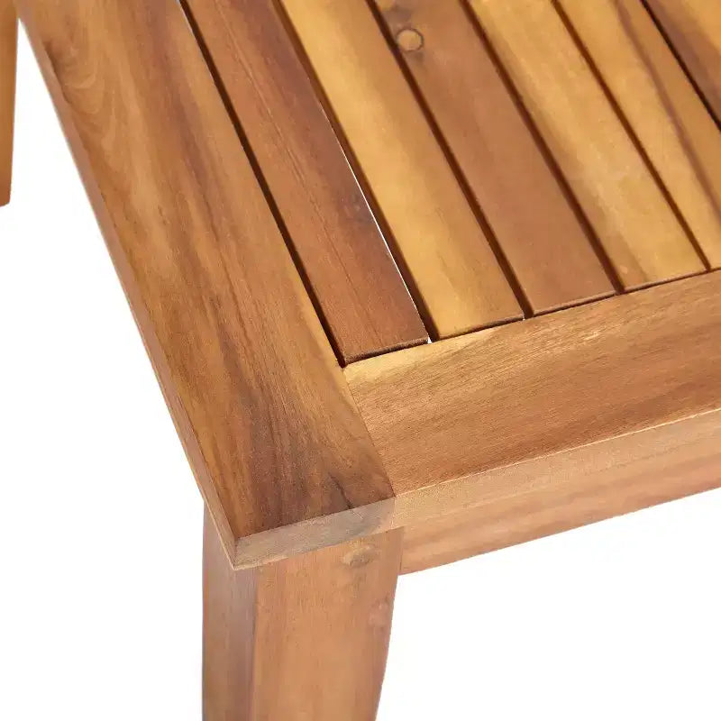 Christopher Knight Home Hampton Ensemble de canapé deux places et table basse d'extérieur en bois d'acacia et osier