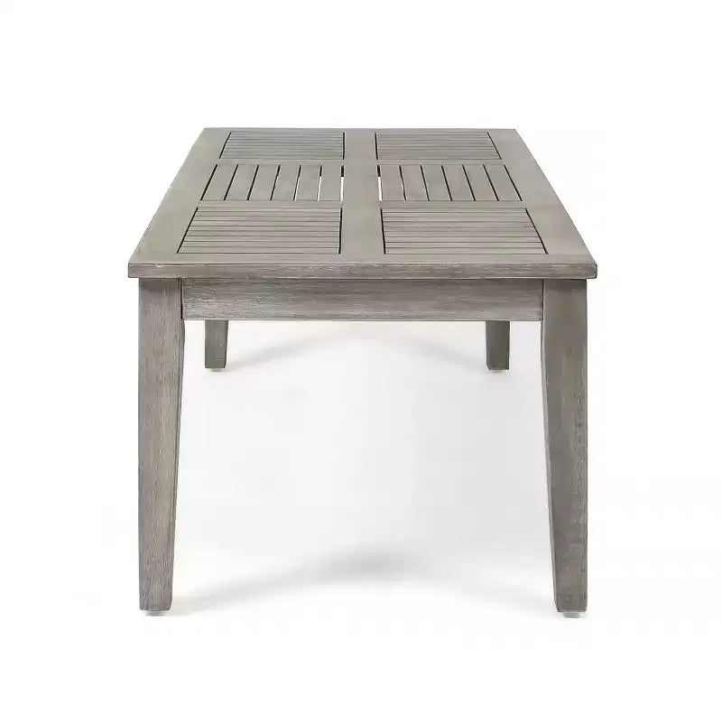 Christopher Knight Home Hampton Ensemble de canapé deux places et table basse d'extérieur en bois d'acacia et osier