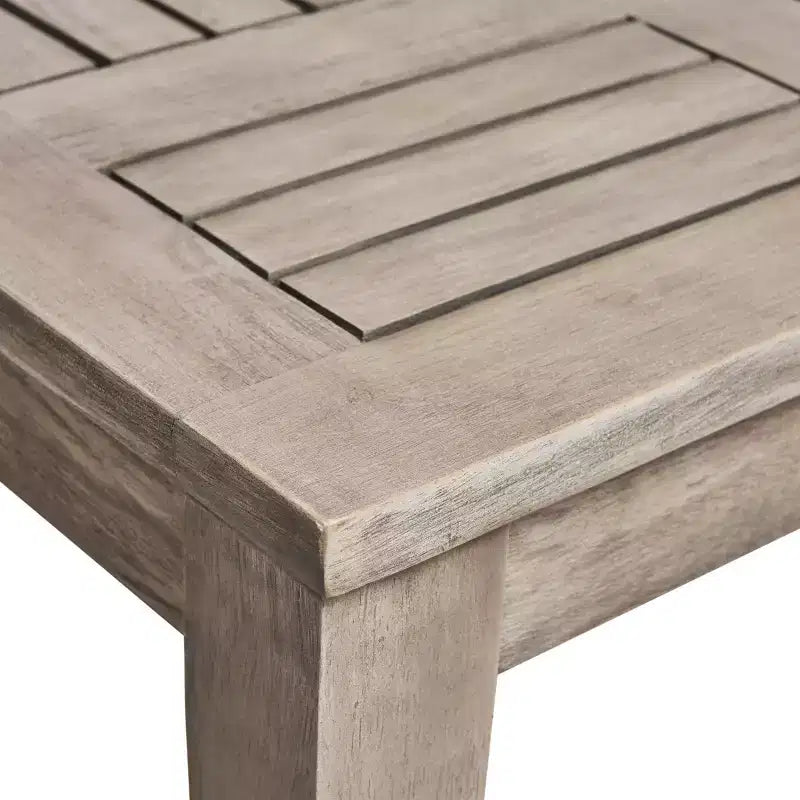 Christopher Knight Home Hampton Ensemble de canapé deux places et table basse d'extérieur en bois d'acacia et osier