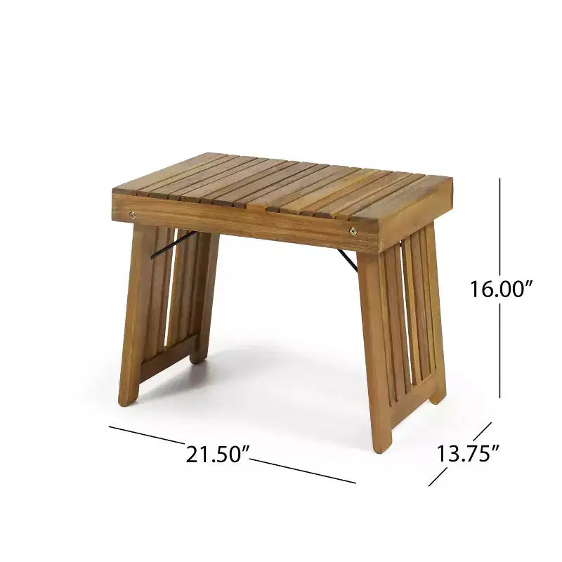 Christopher Knight Home Alisa Salon de jardin 3 pièces en bois d'acacia avec chaises longues sans accoudoirs réglables et coussins