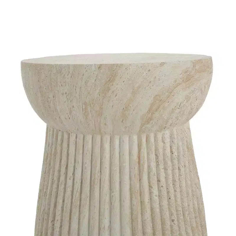 Christopher Knight Home Tito - Ensemble de sièges d'extérieur 2 pièces en bois d'acacia et béton avec table d'appoint