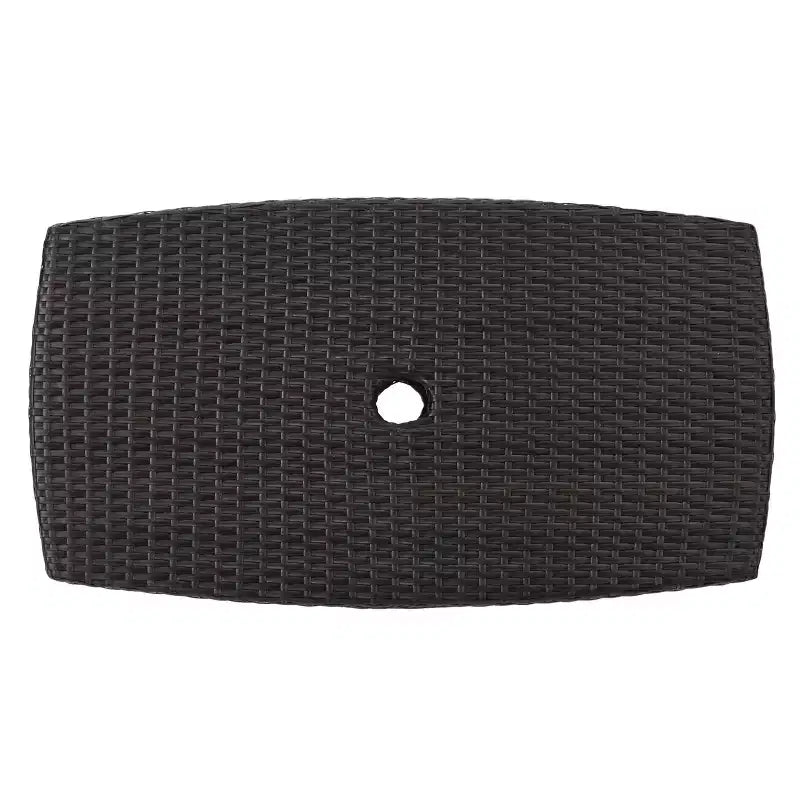 Christopher Knight Home Pacific Ensemble de conversation extérieur 3 pièces en osier avec chaises longues sans accoudodoirs réglables