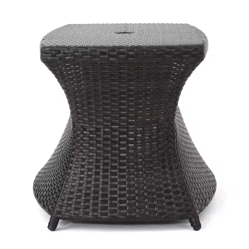 Christopher Knight Home Pacific Ensemble de conversation extérieur 3 pièces en osier avec chaises longues sans accoudodoirs réglables