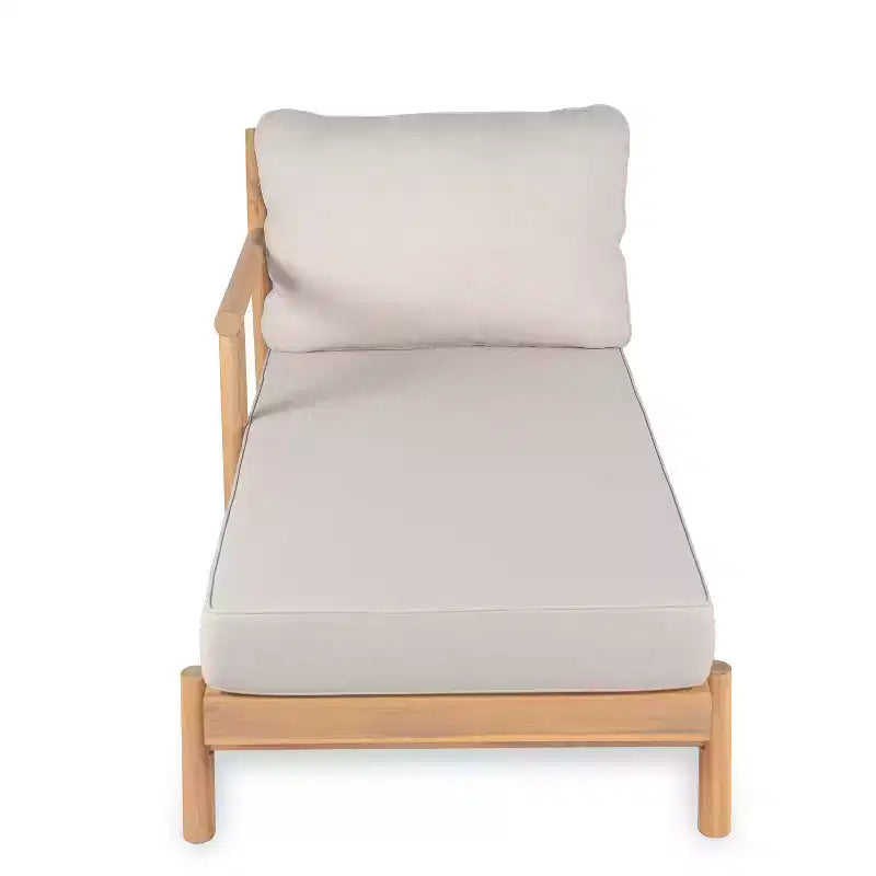 Christopher Knight Home Shane Canapé deux places et chaise longue en bois d'acacia rustique pour extérieur