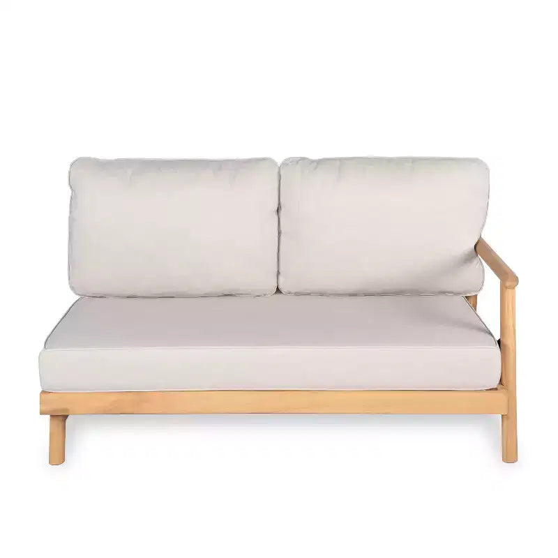 Christopher Knight Home Shane Canapé deux places et chaise longue en bois d'acacia rustique pour extérieur