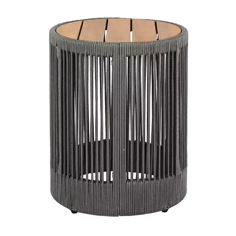 Christopher Knight Home Lariya Ensemble de conversation 5 pièces pour extérieur avec méridienne en bois d'acacia, coussins et table d'appoint