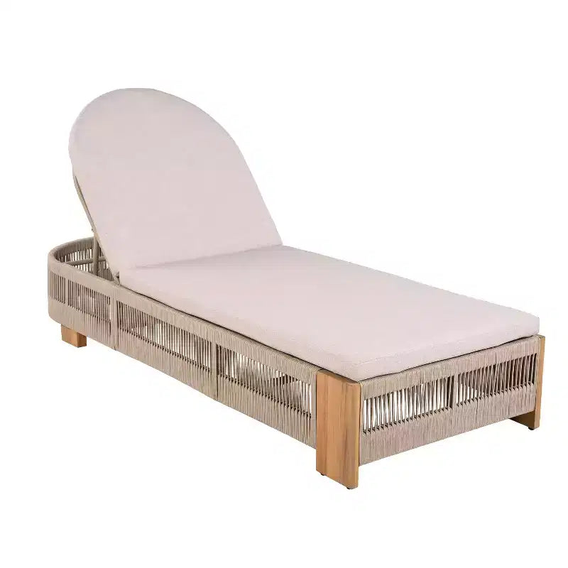 Christopher Knight Home Lariya Ensemble de conversation 5 pièces pour extérieur avec méridienne en bois d'acacia, coussins et table d'appoint