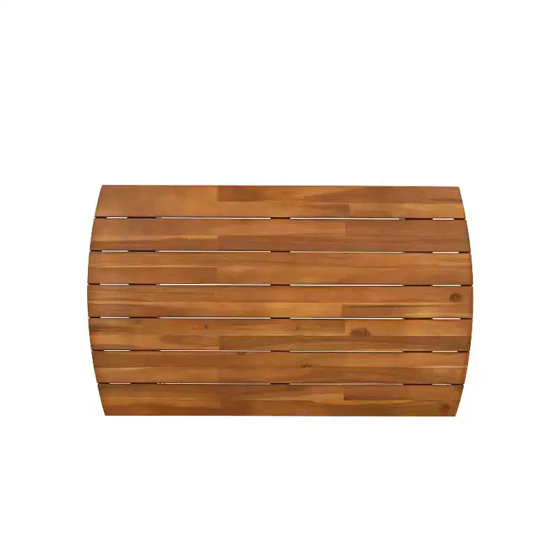 Canapé deux places et table basse Christopher Knight Home Jett en corde tressée rustique et bois d'acacia avec coussins