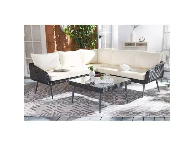 Ensemble de canapés 4 pièces Onri - Intérieur/Extérieur - PAT9027 - Safavieh